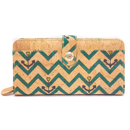 Großes Portemonnaie als Clutch verwendbar.