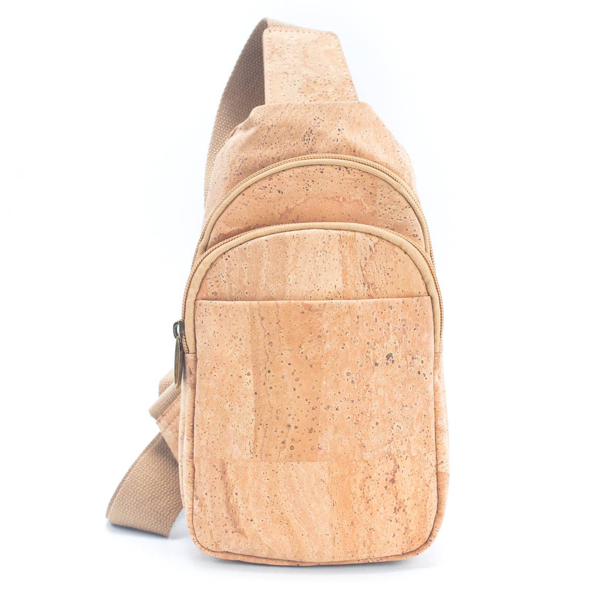 Schultertasche aus natürlichem Kork