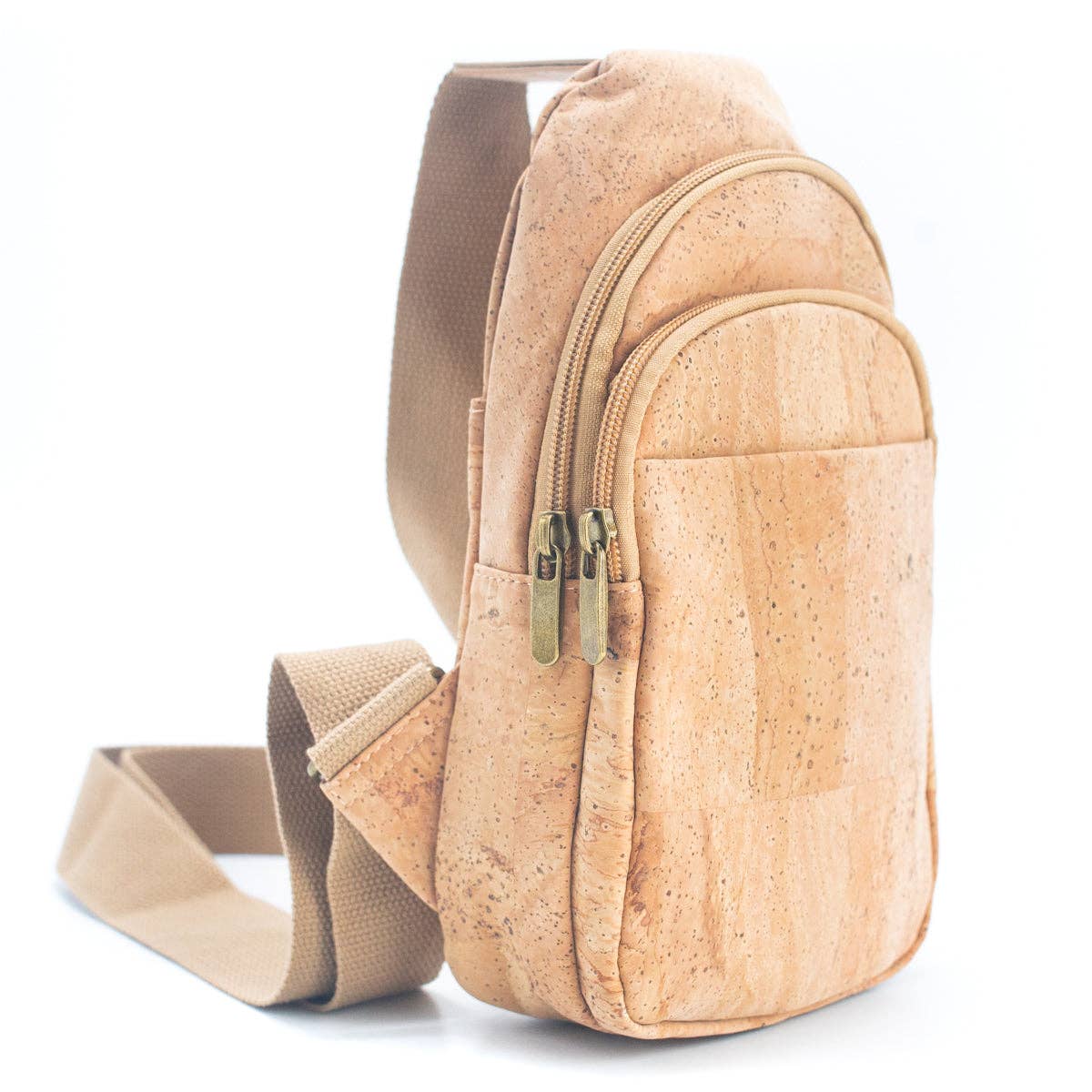 Schultertasche aus natürlichem Kork