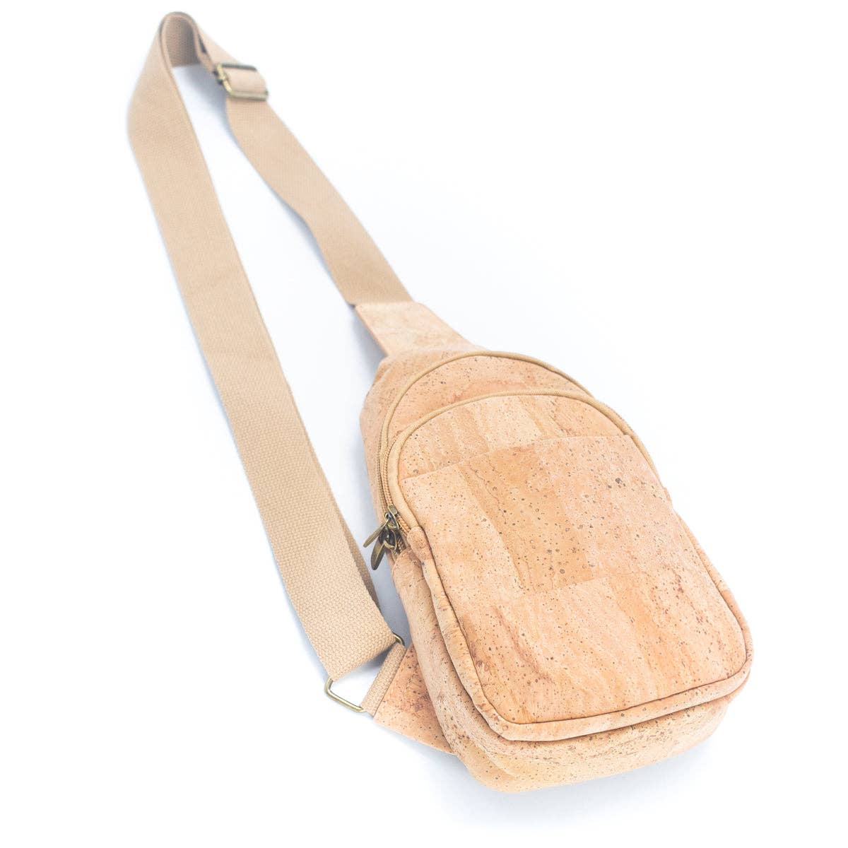 Schultertasche aus natürlichem Kork