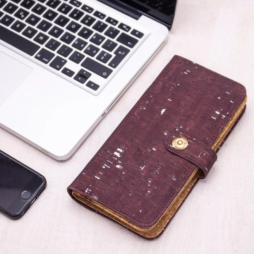 Kork-Geldbörse mit Magnetverschluss