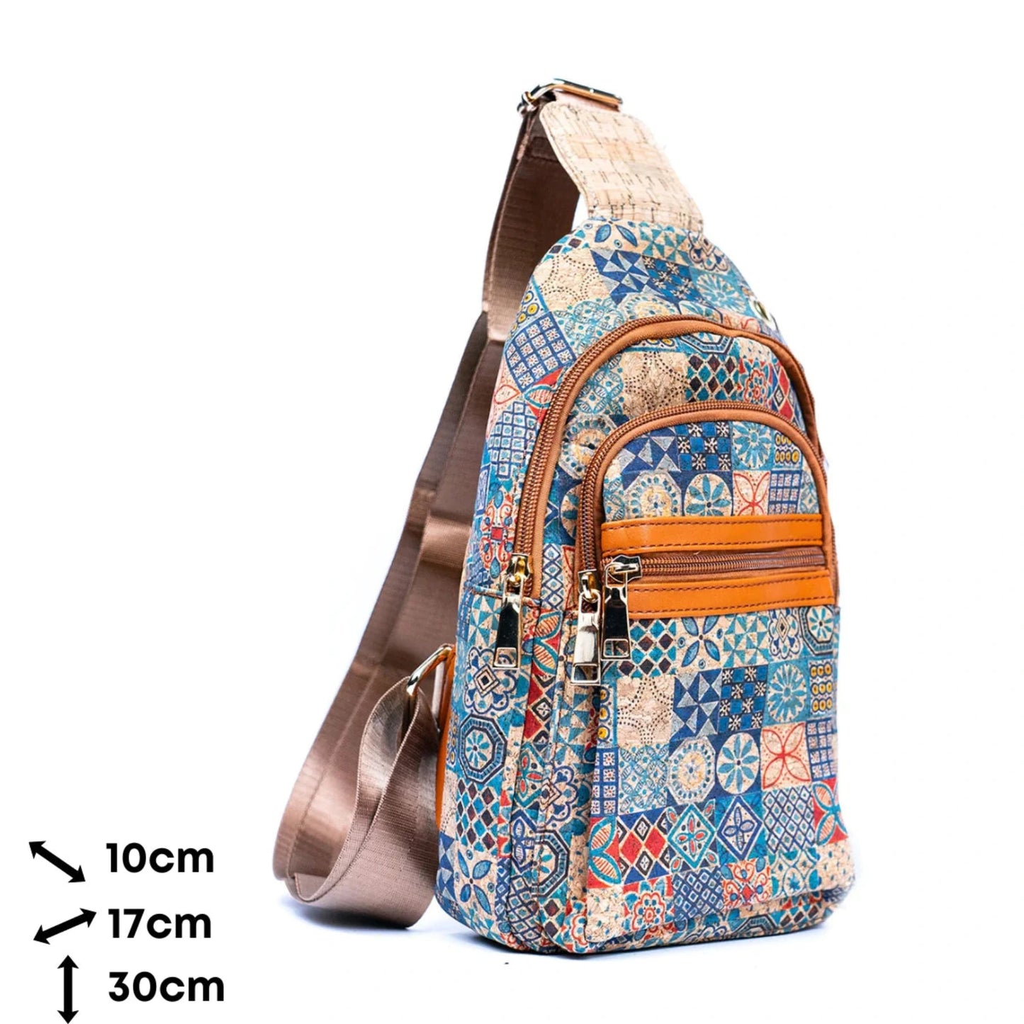 Böhmischer Kork-Sling-Rucksack bei niltro.de kaufen