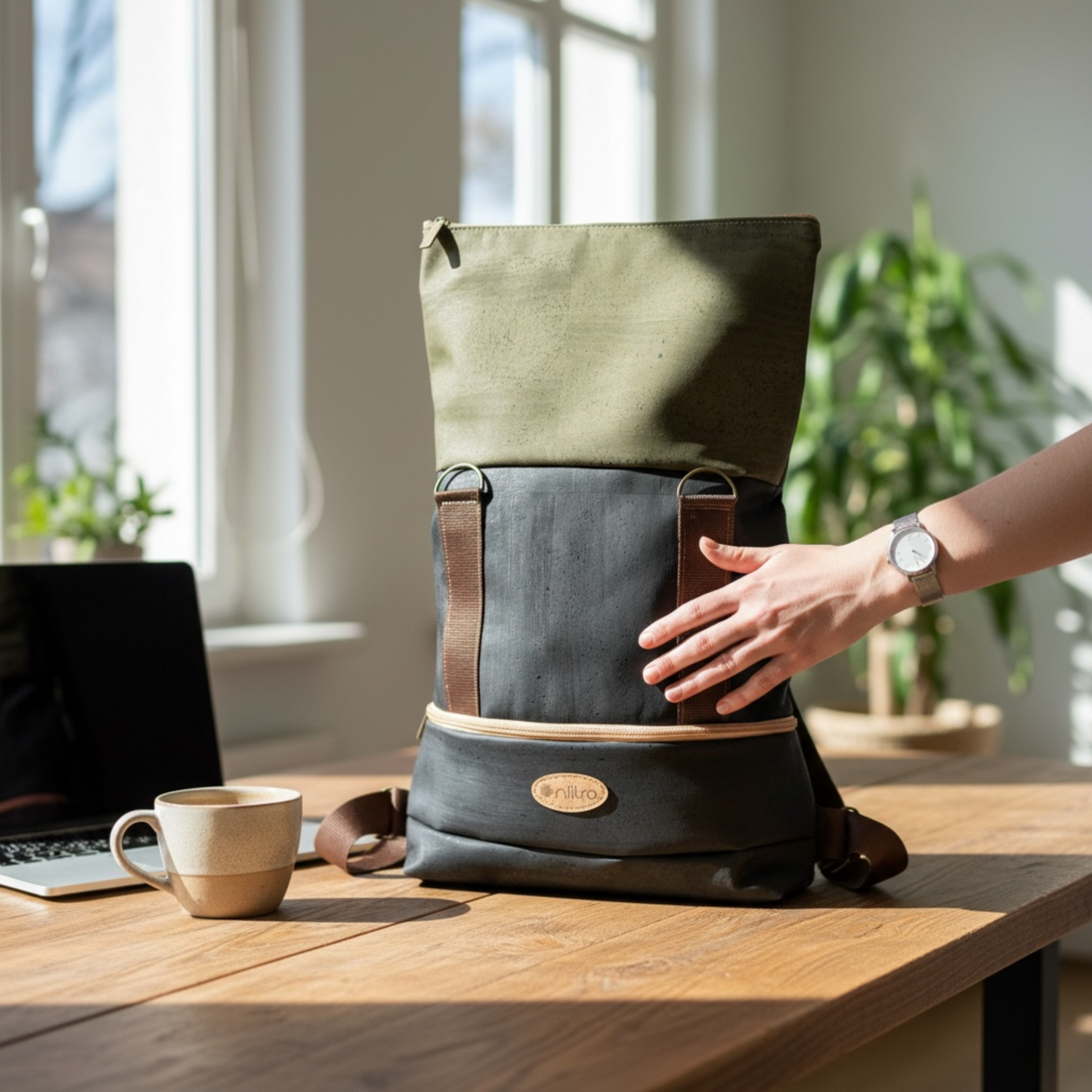 Bio vegan Rucksack aus Kork kaufen