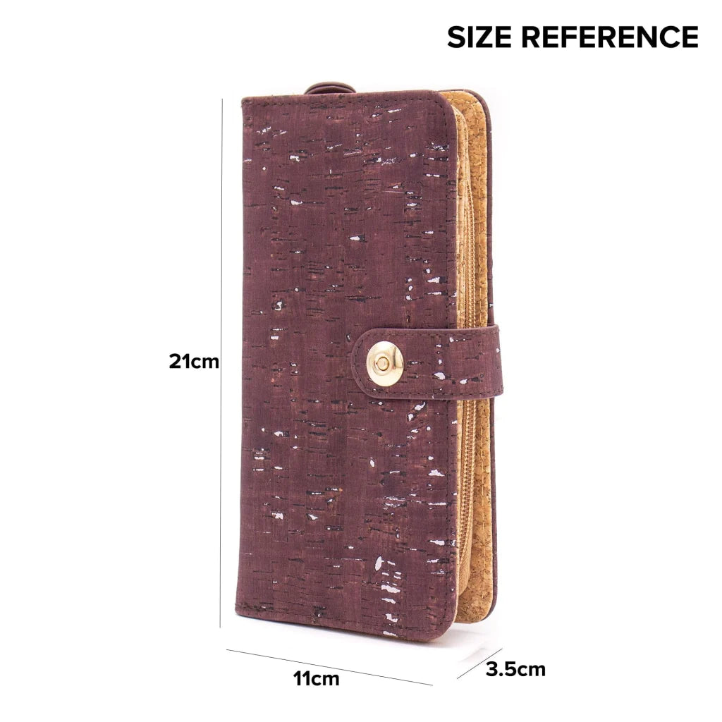 Kork-Geldbörse mit Magnetverschluss