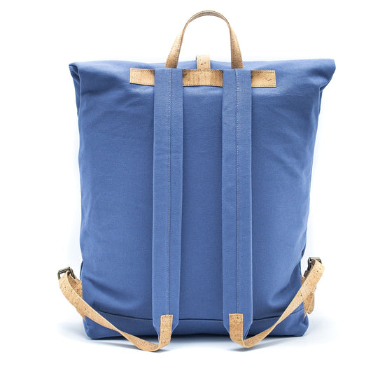 Unisex Rucksack Canvas und Kork Kombination