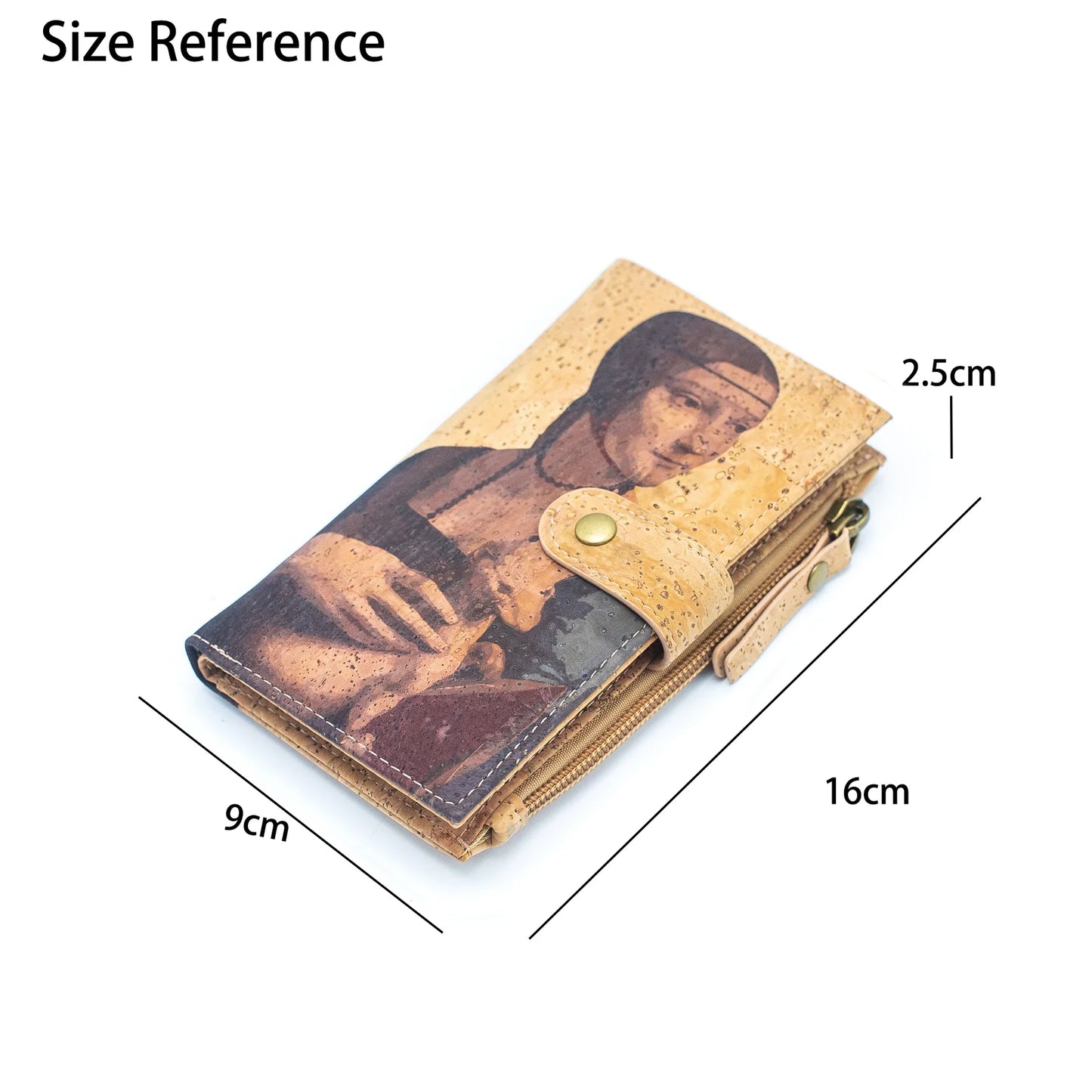 Kork-Geldbörse mit Anti-RFID-Schutz