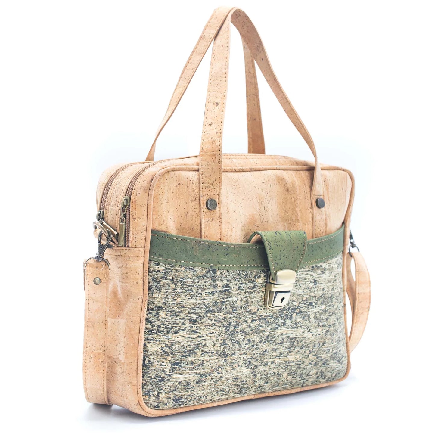 Elegante Damen-Handtasche aus Kork