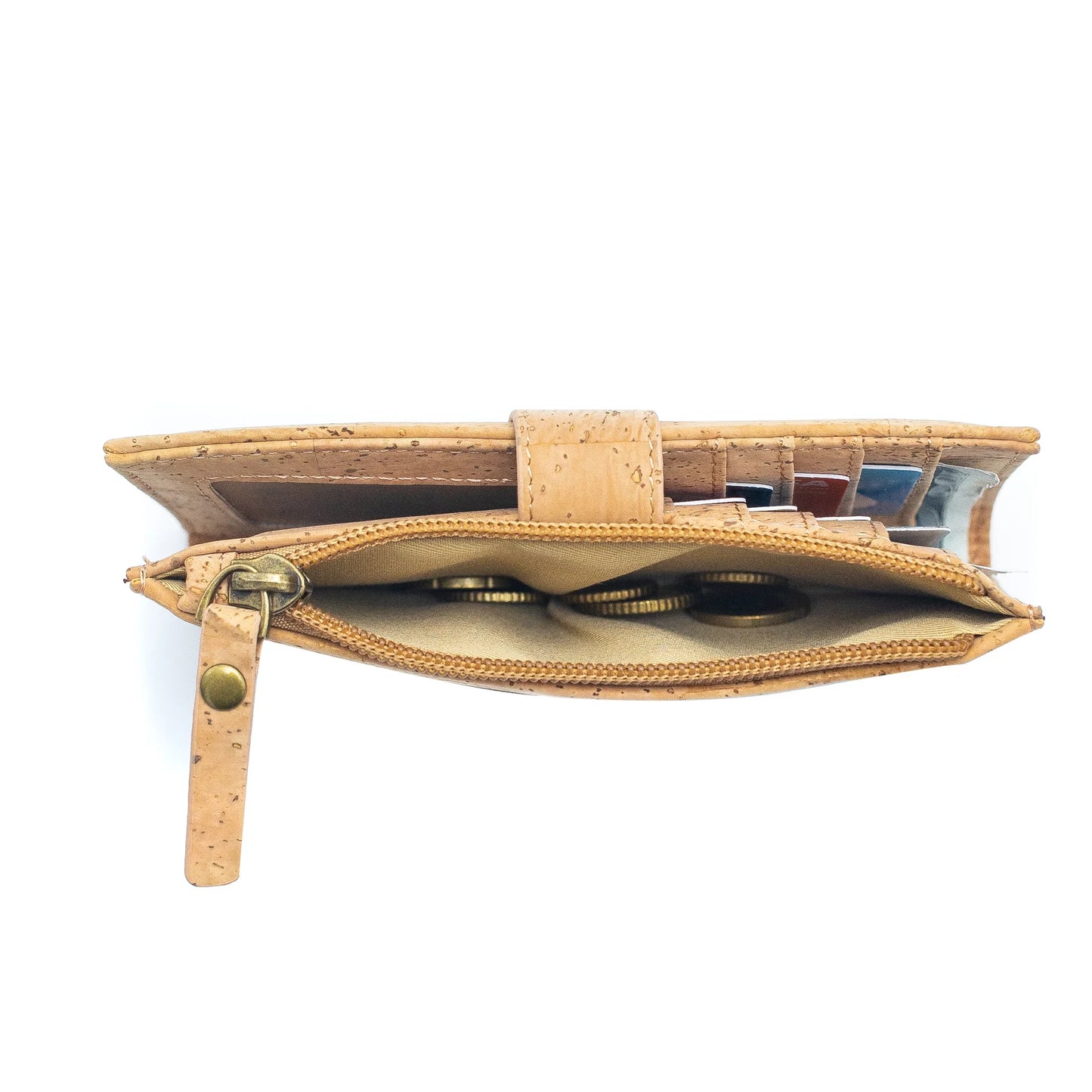 Kork-Geldbörse mit Anti-RFID-Schutz