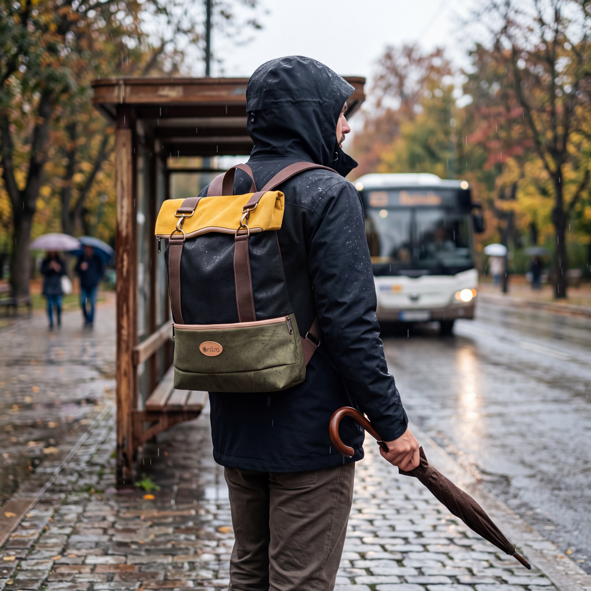 wasserdicht Handgefertigter Rucksack niltro