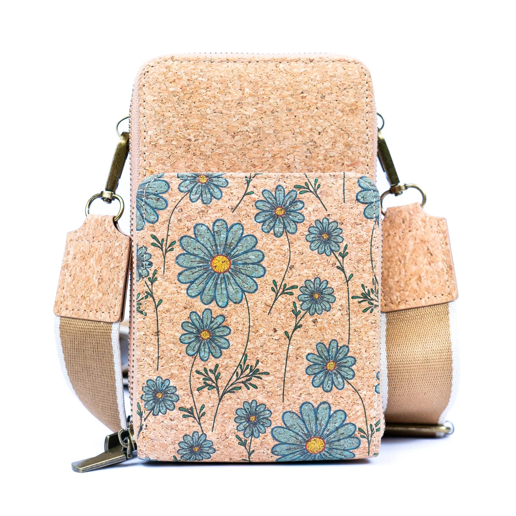 Handytasche aus Naturkork 'Flores'