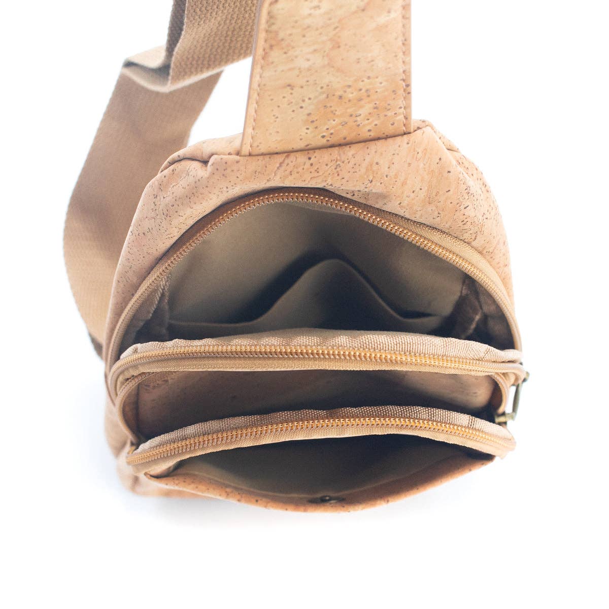 Schultertasche aus natürlichem Kork