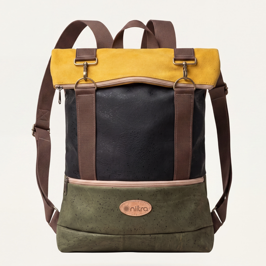 Kork Rucksack das Engagement für ethische Mode ohne Kompromisse bei Qualität oder Stil. Ein Investment in bewussten Luxus.
