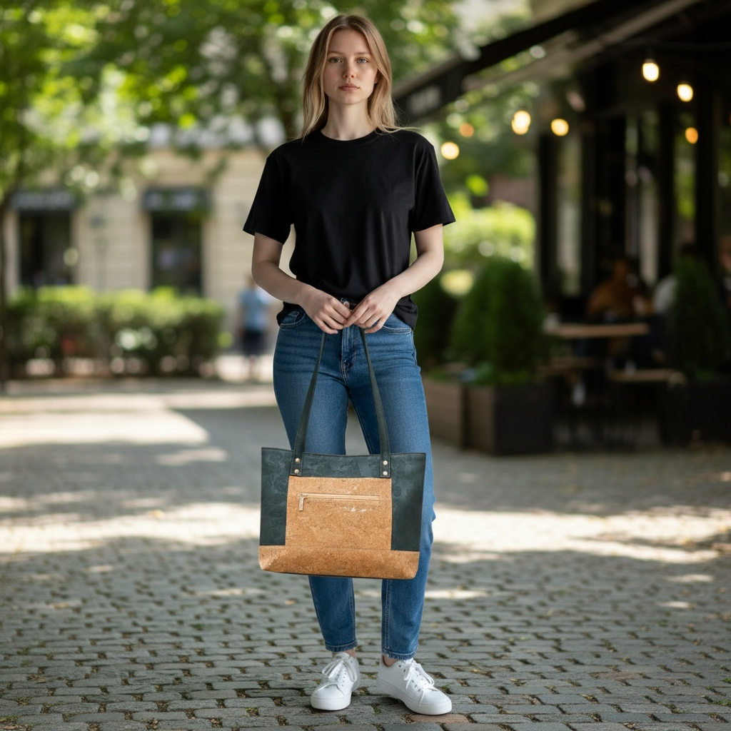 Modeaccessoires aus Kork