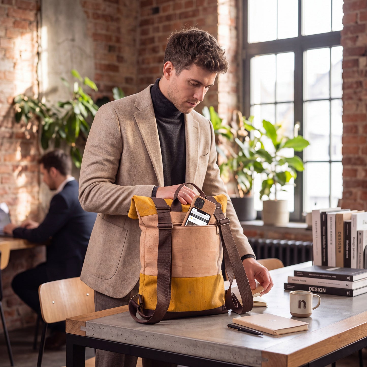 Dieses nachhaltige Accessoire ist perfekt für Freizeit, Arbeit oder Reisen. Ein einzigartiges Geschenk für umweltbewusste Modeliebhaber!