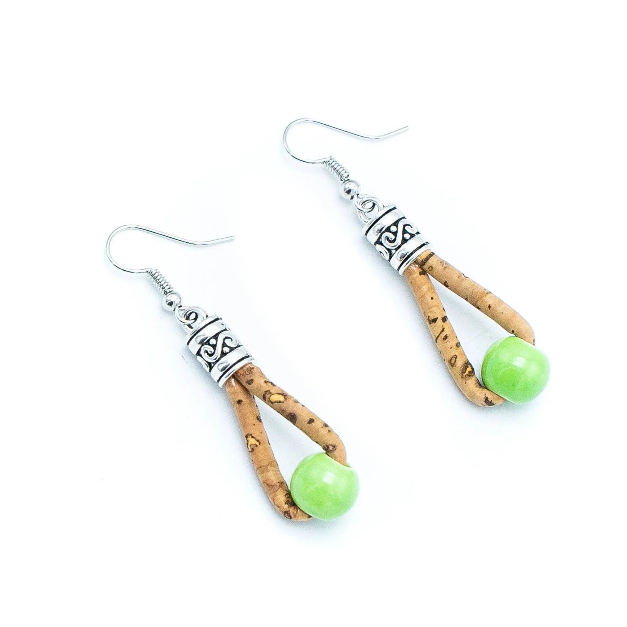 Korkohrring, Original handgefertigte Damenohrringe