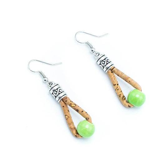 Korkohrring, Original handgefertigte Damenohrringe