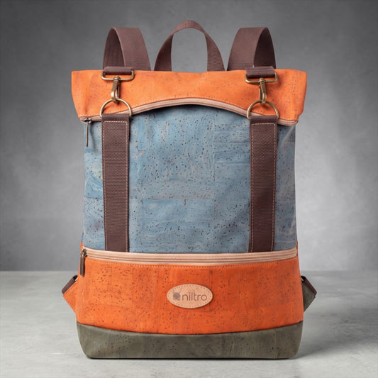 niltro Rolltop Rucksack aus kork