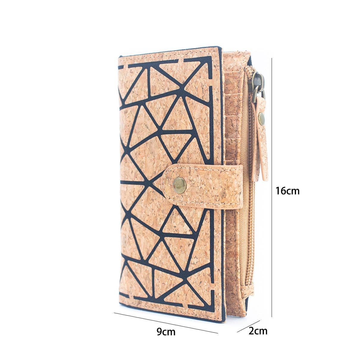 Damen-Brieftasche mit Schnalle, Kartenhalter, Geldbörse