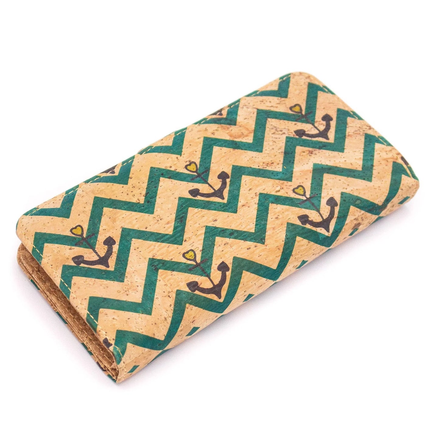 Großes Portemonnaie als Clutch verwendbar.