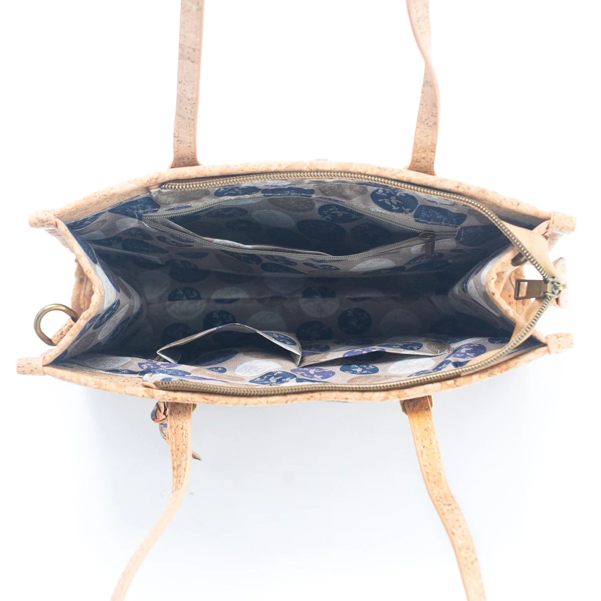 Luxus Naturkork-Damentasche mit Schulterriemen