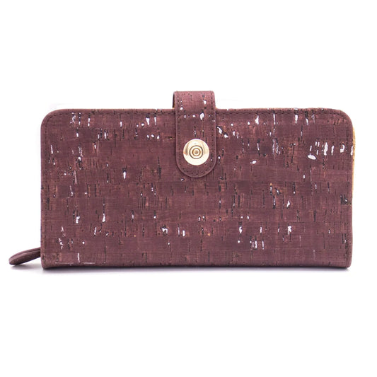 Kork-Geldbörse mit Magnetverschluss