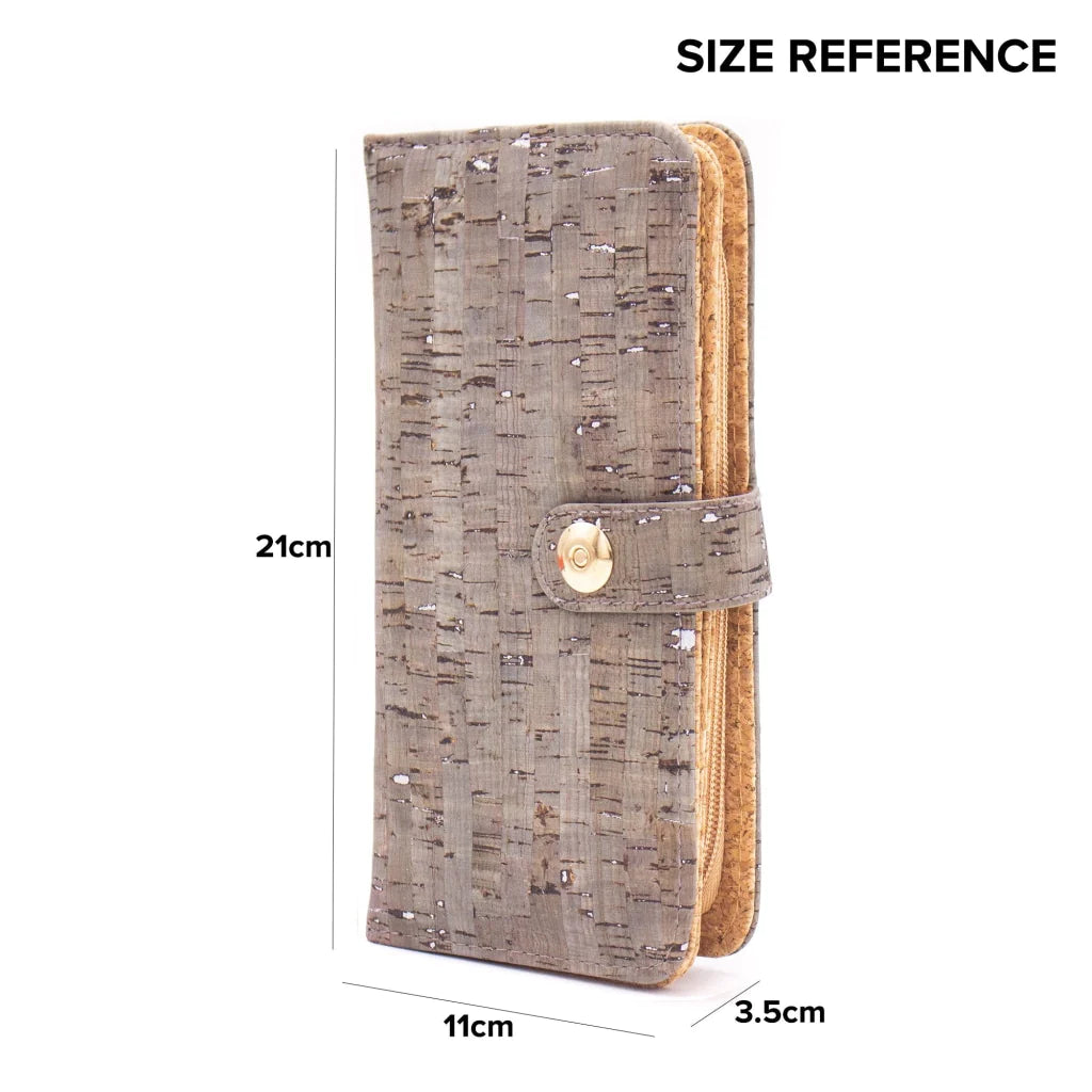 Kork-Geldbörse mit Magnetverschluss Pavia