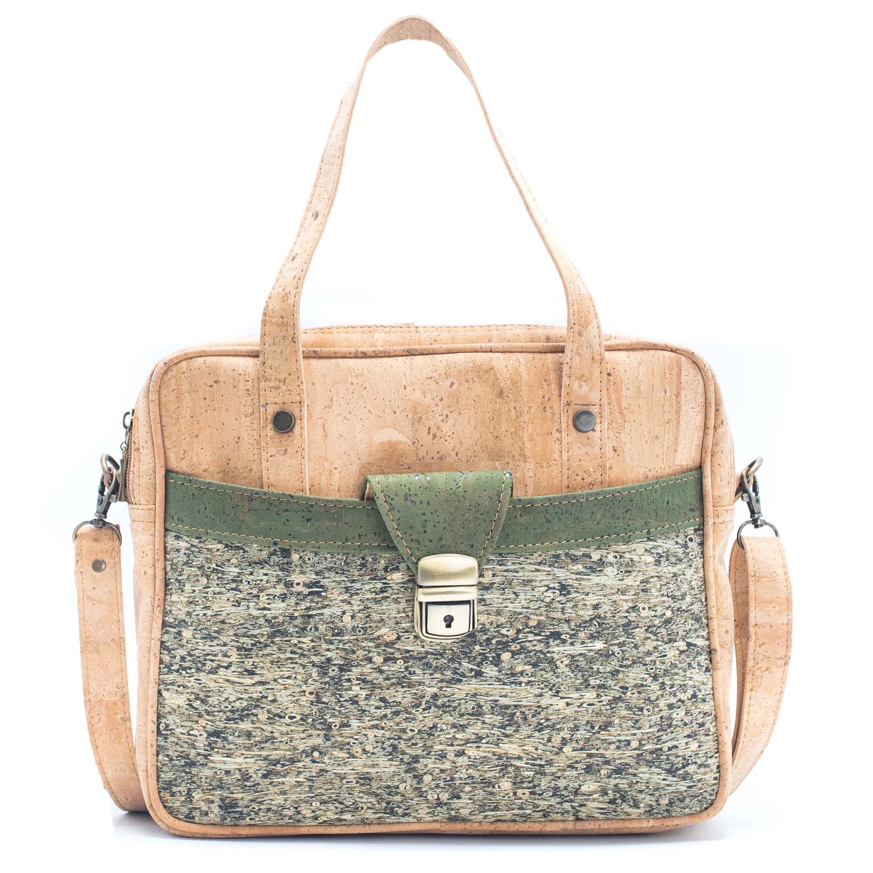 Elegante Damen-Handtasche aus Kork