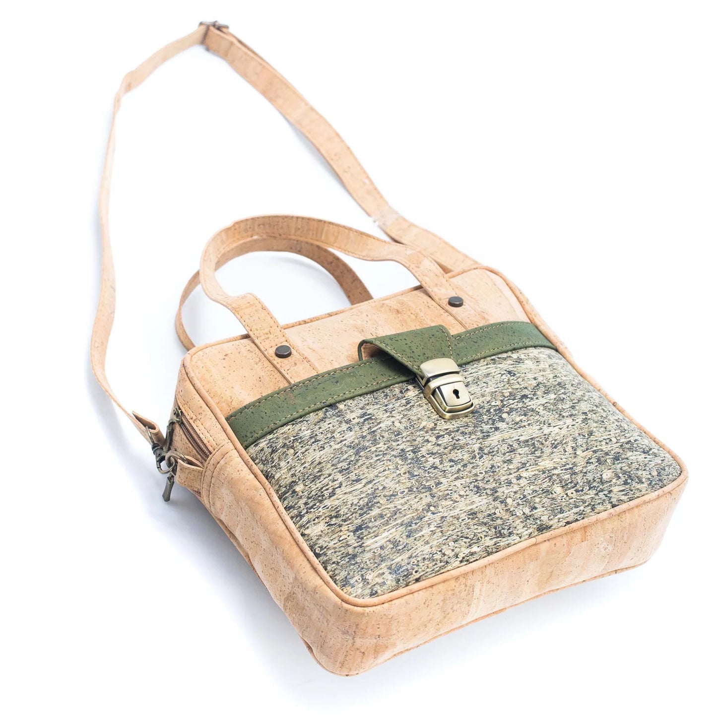 Elegante Damen-Handtasche aus Kork