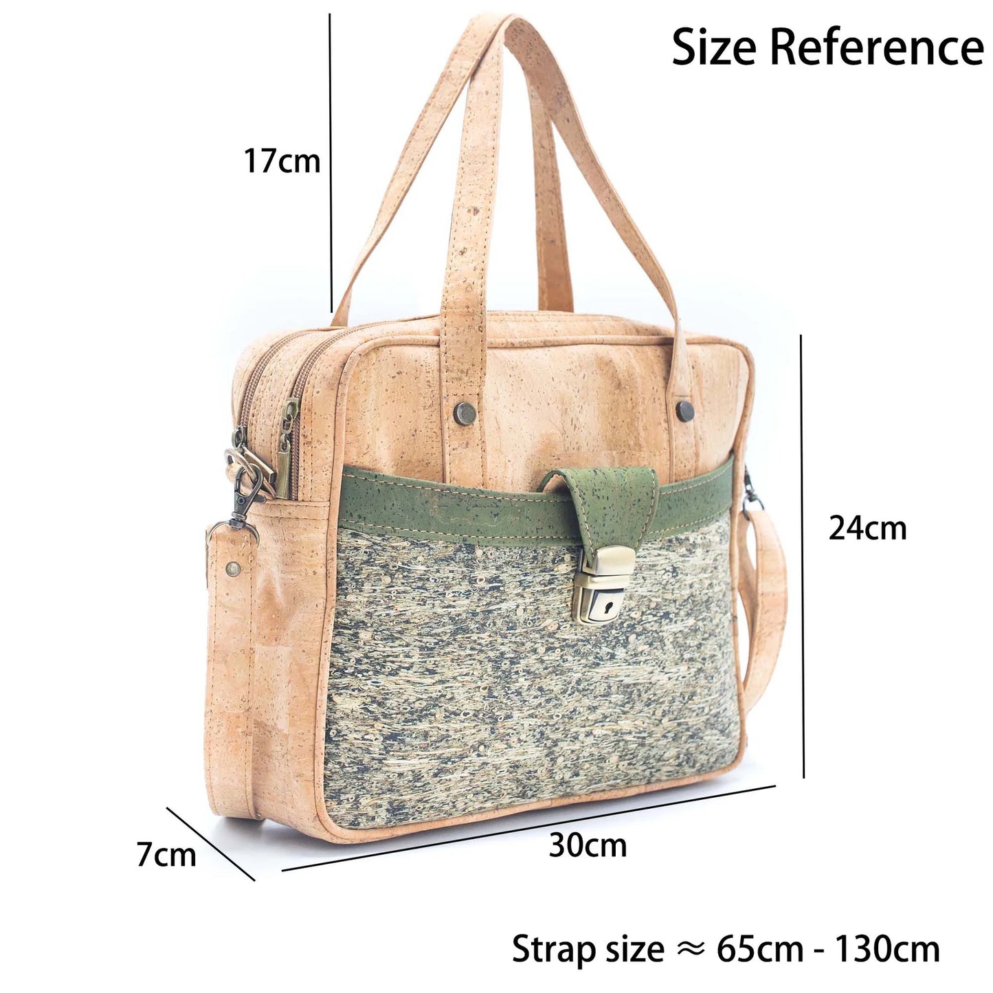 Elegante Damen-Handtasche aus Kork