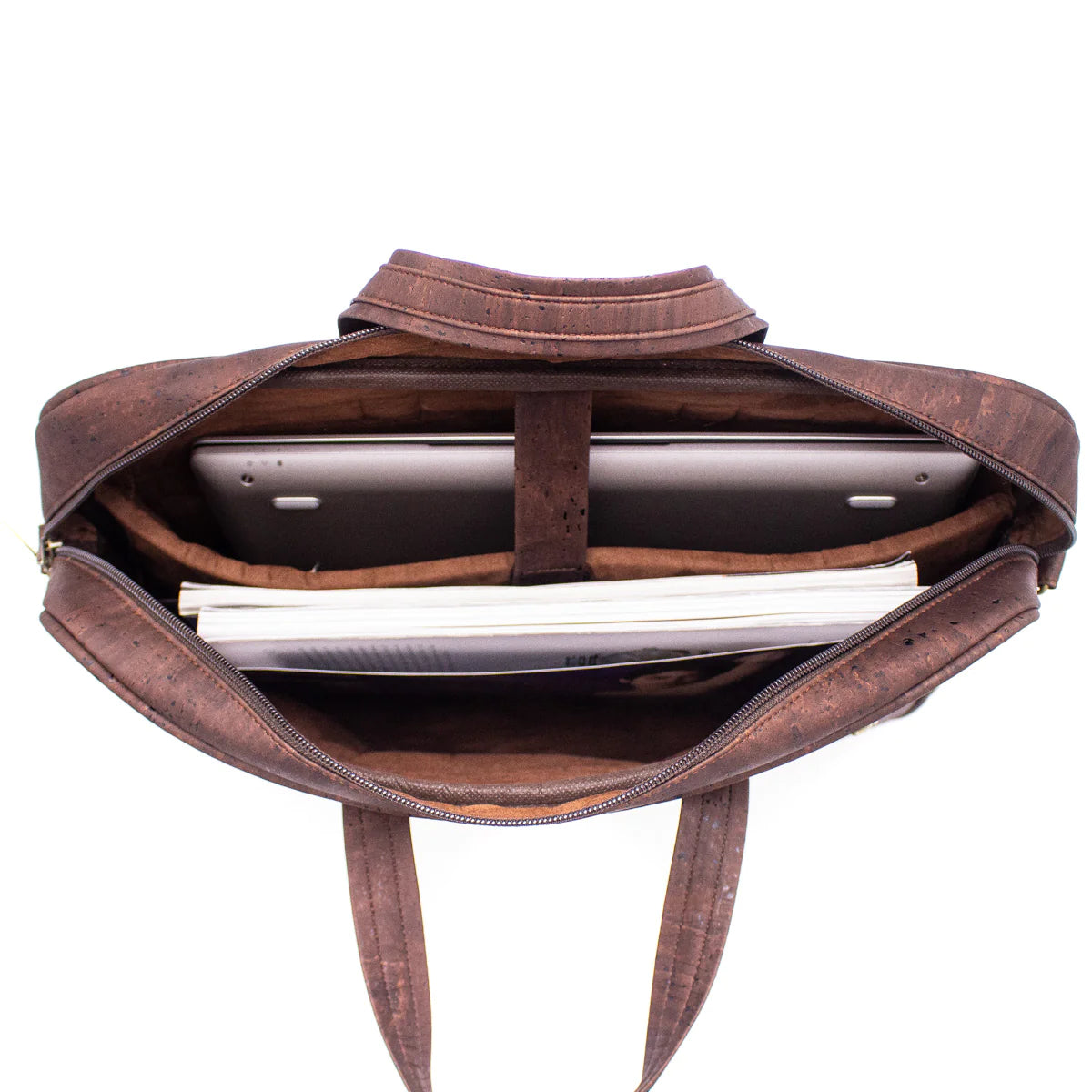 Reise-Aktentasche aus Kork