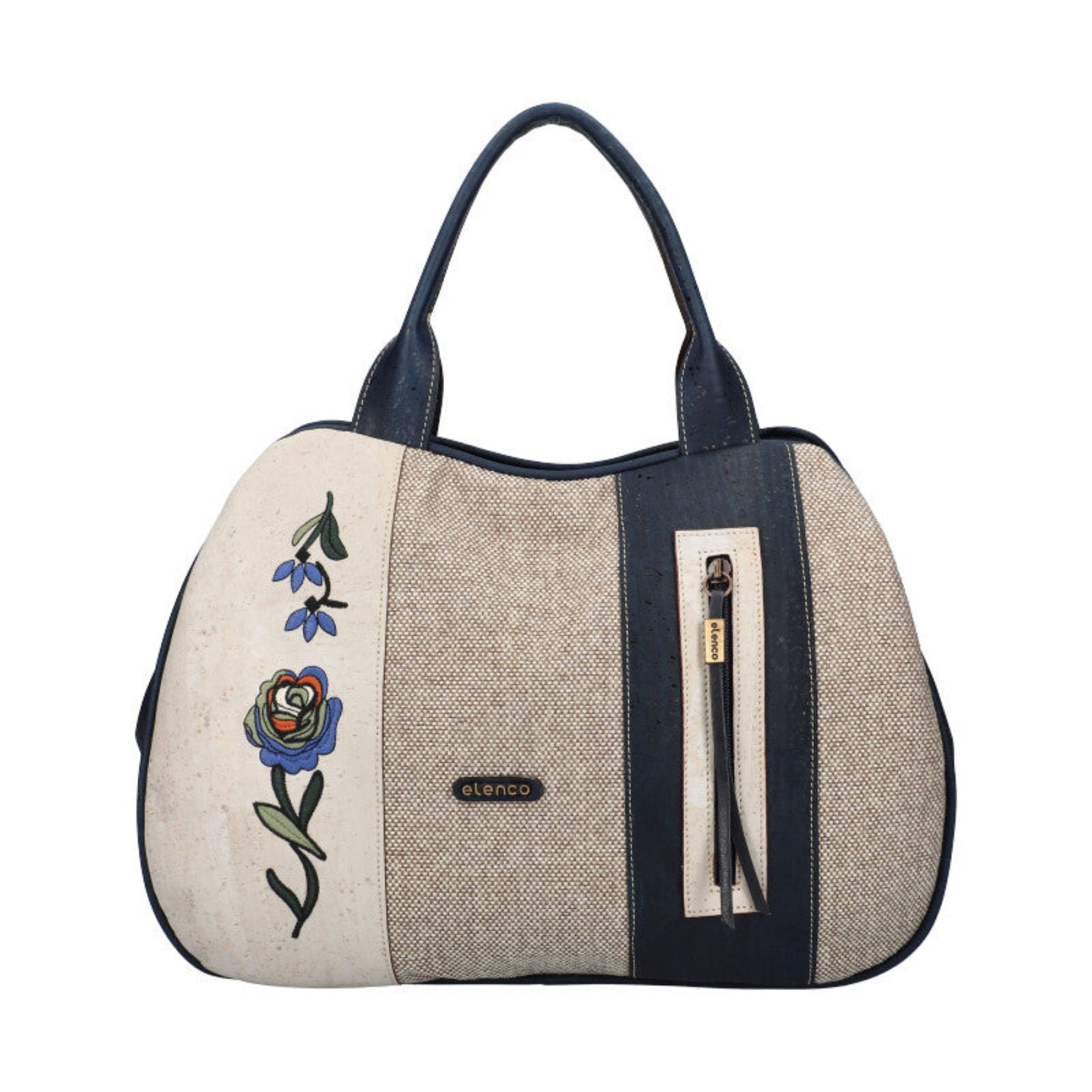 Elegante und ethische Handtasche aus nachhaltigem Korkstoff