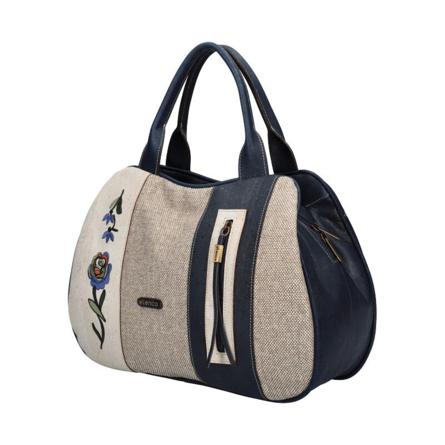 Elegante und ethische Handtasche aus nachhaltigem Korkstoff