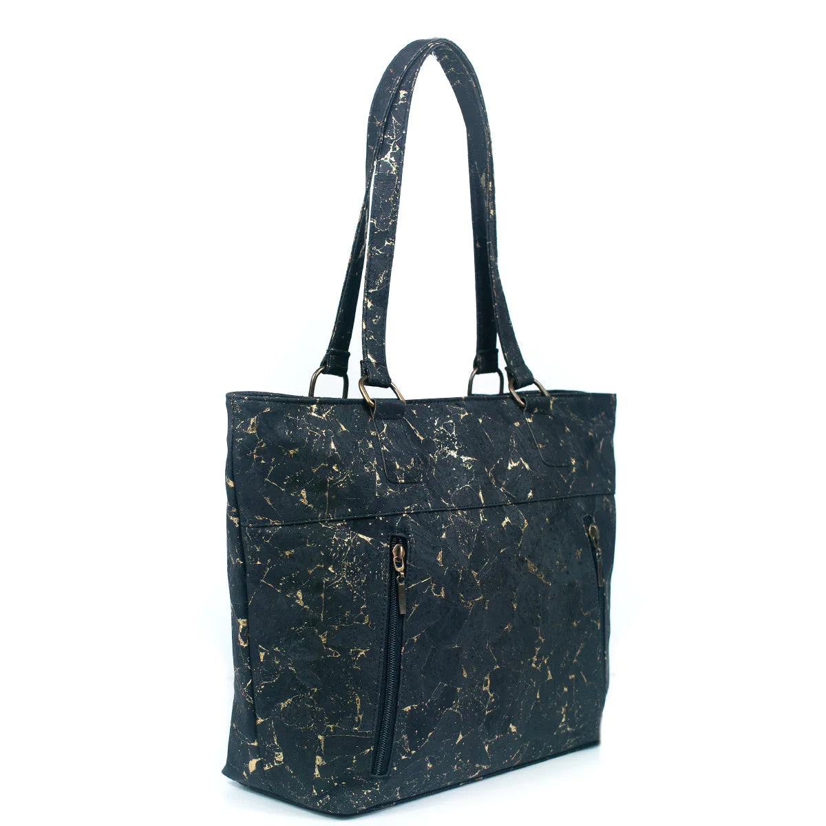 Schicke marmorierte Einkaufstasche
