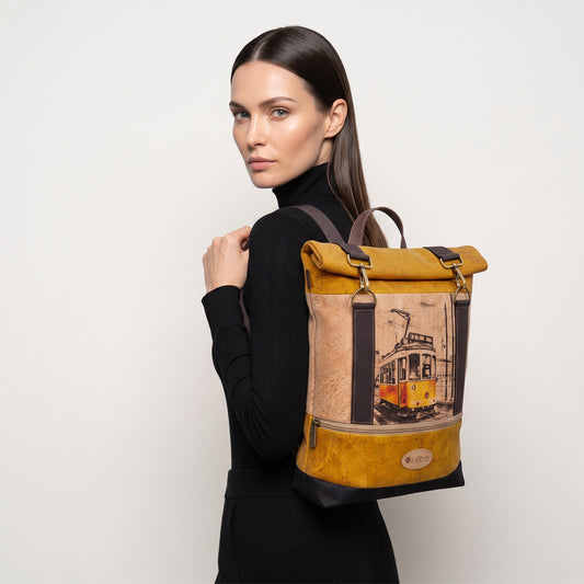 niltro Rolltop Rucksack aus Kork