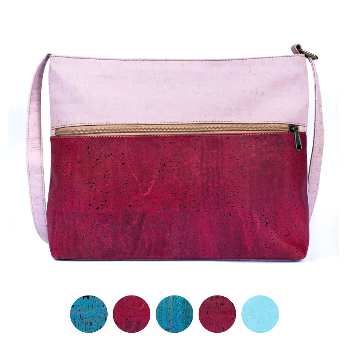 Umhängetasche aus nachhaltigem Korkleder – PETA-zertifizierter Veganer