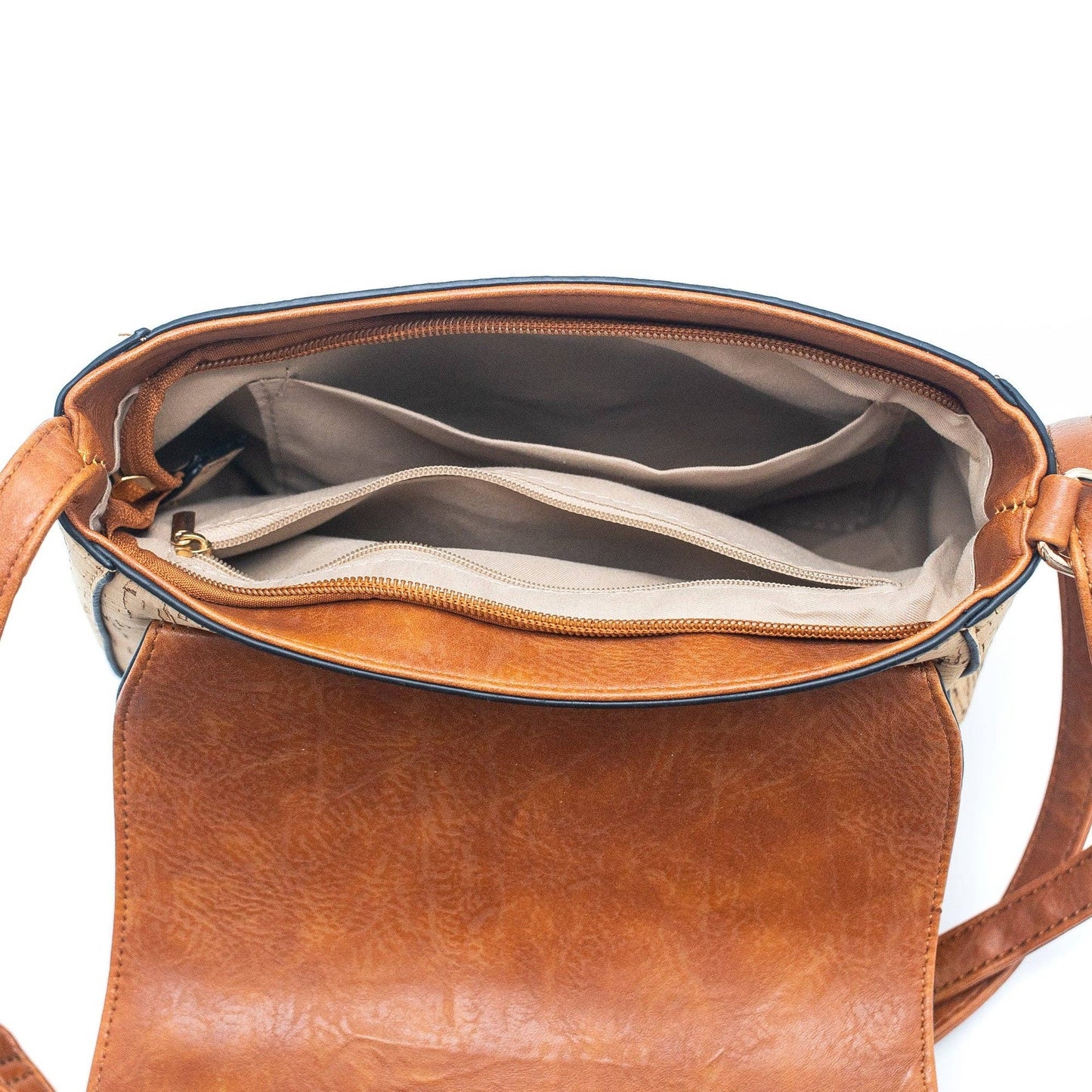 Magnetschnalle Damen Kork Umhängetasche