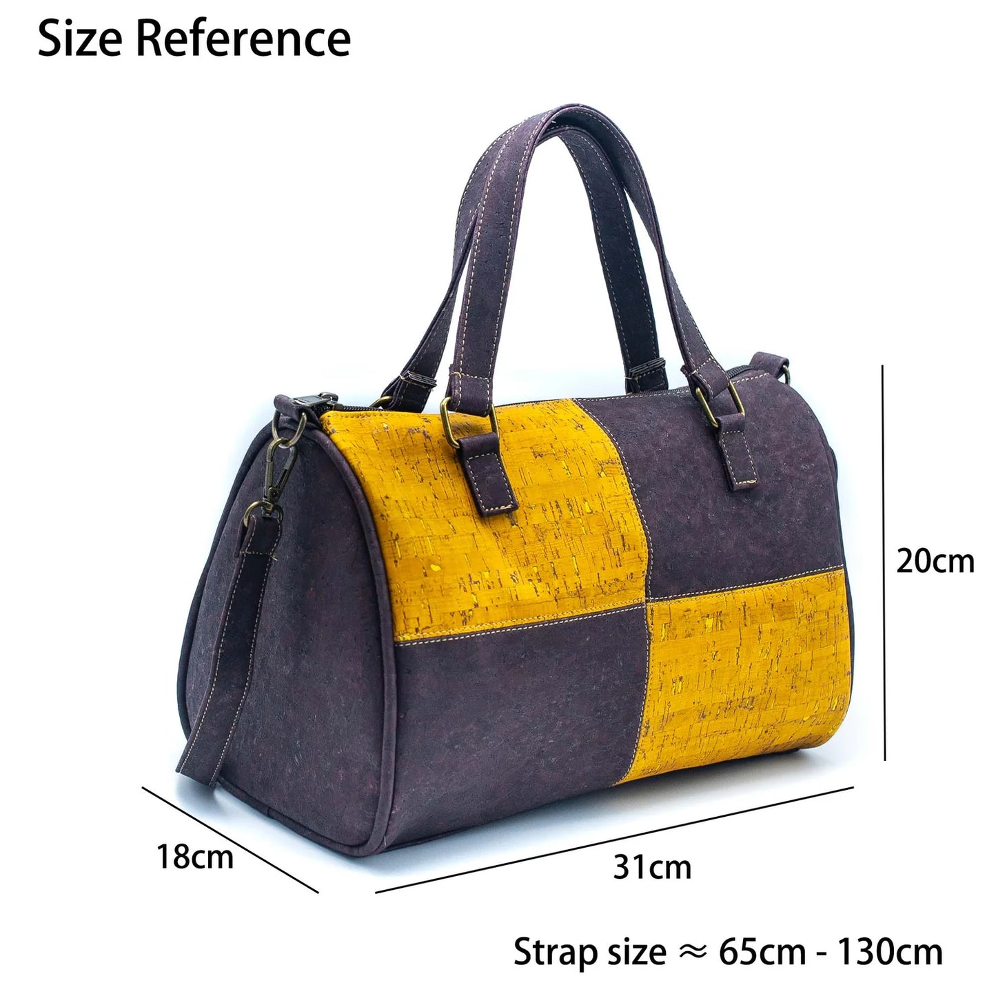 Kleine Unisex-Reisetasche aus Kork