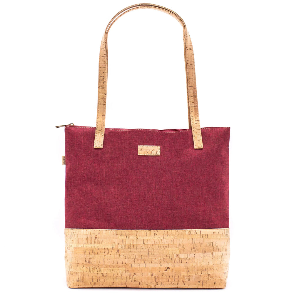 Damen-Umhängetasche - Shopper aus Kork