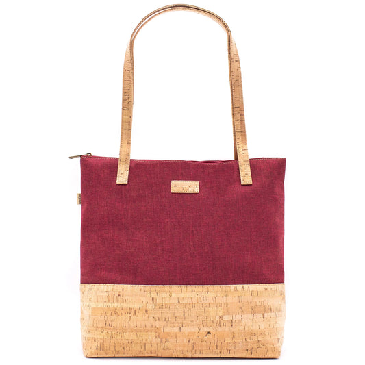 Damen-Umhängetasche - Shopper aus Kork