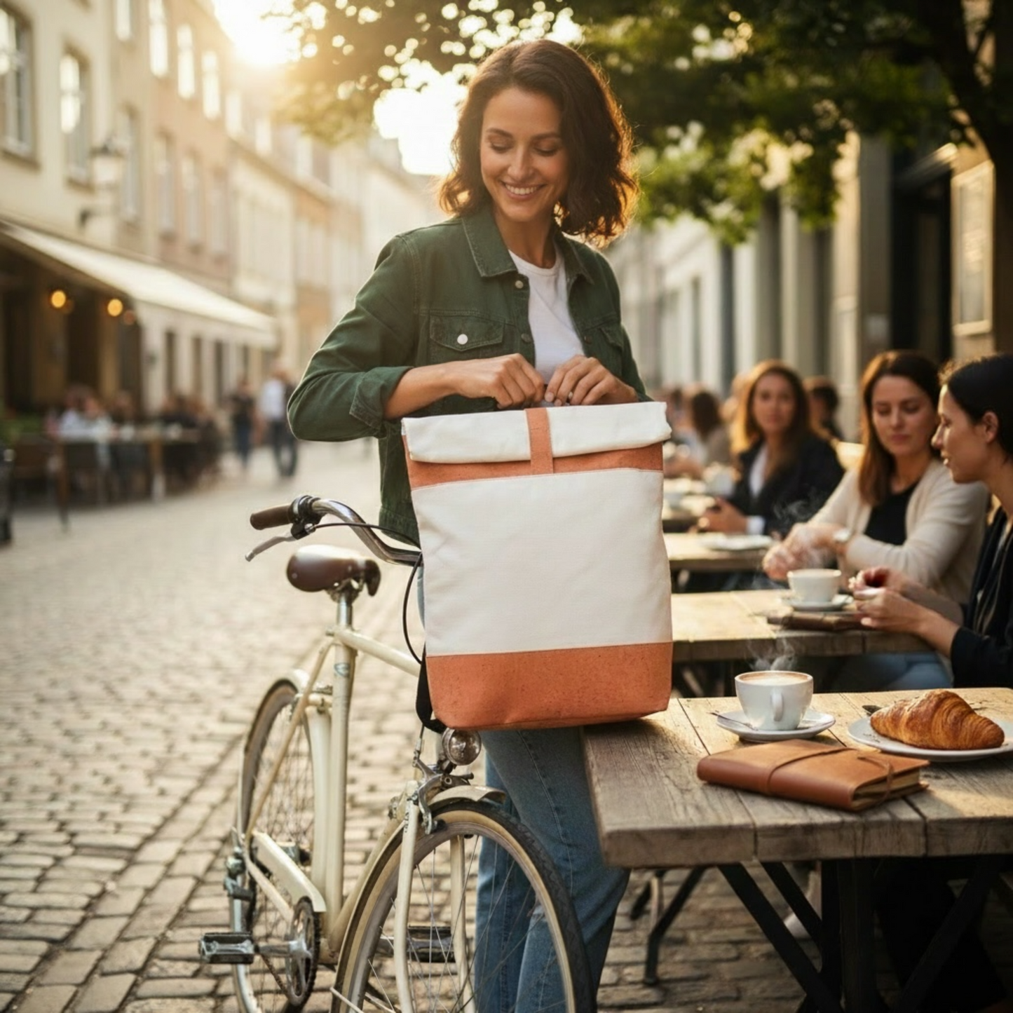 Vegan-Der Kork-Rucksack