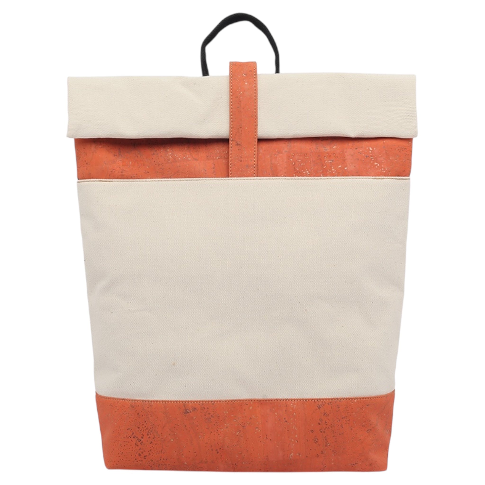 veganer Wickelrucksack aus Kork und Baumwolle 