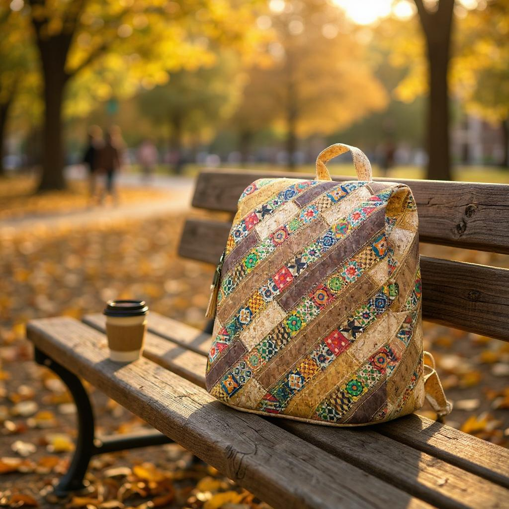 Rucksack aus Kork " Amalia"