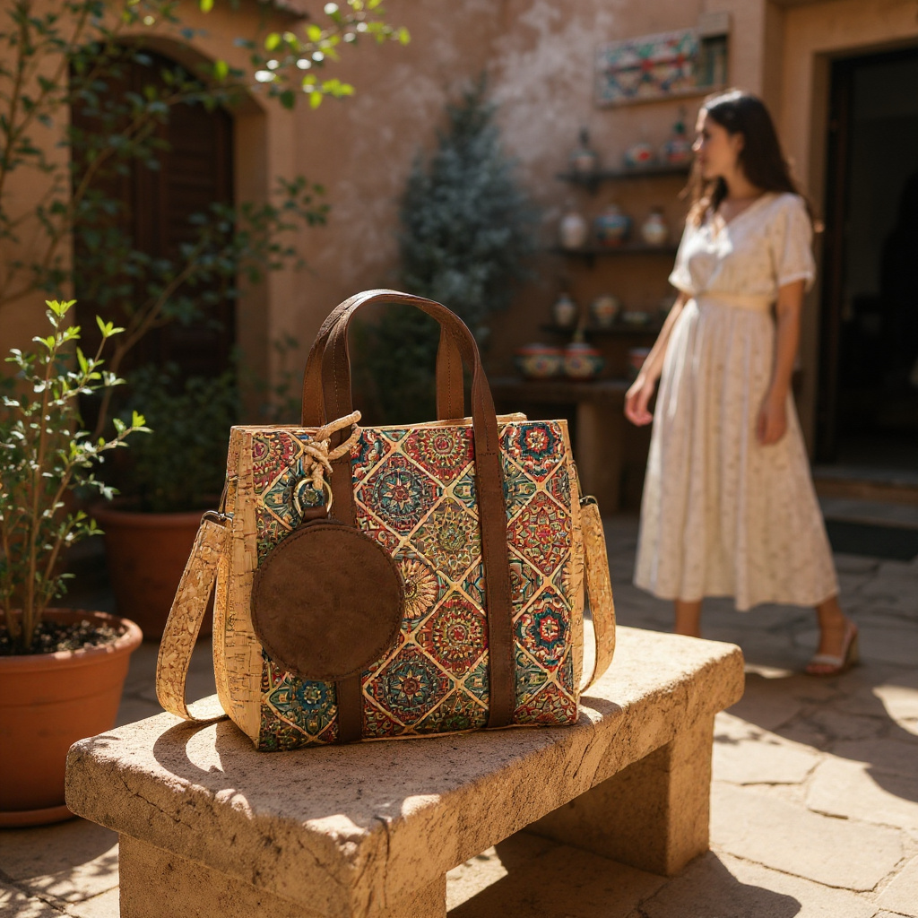 Handtasche aus Kork " Tejo"