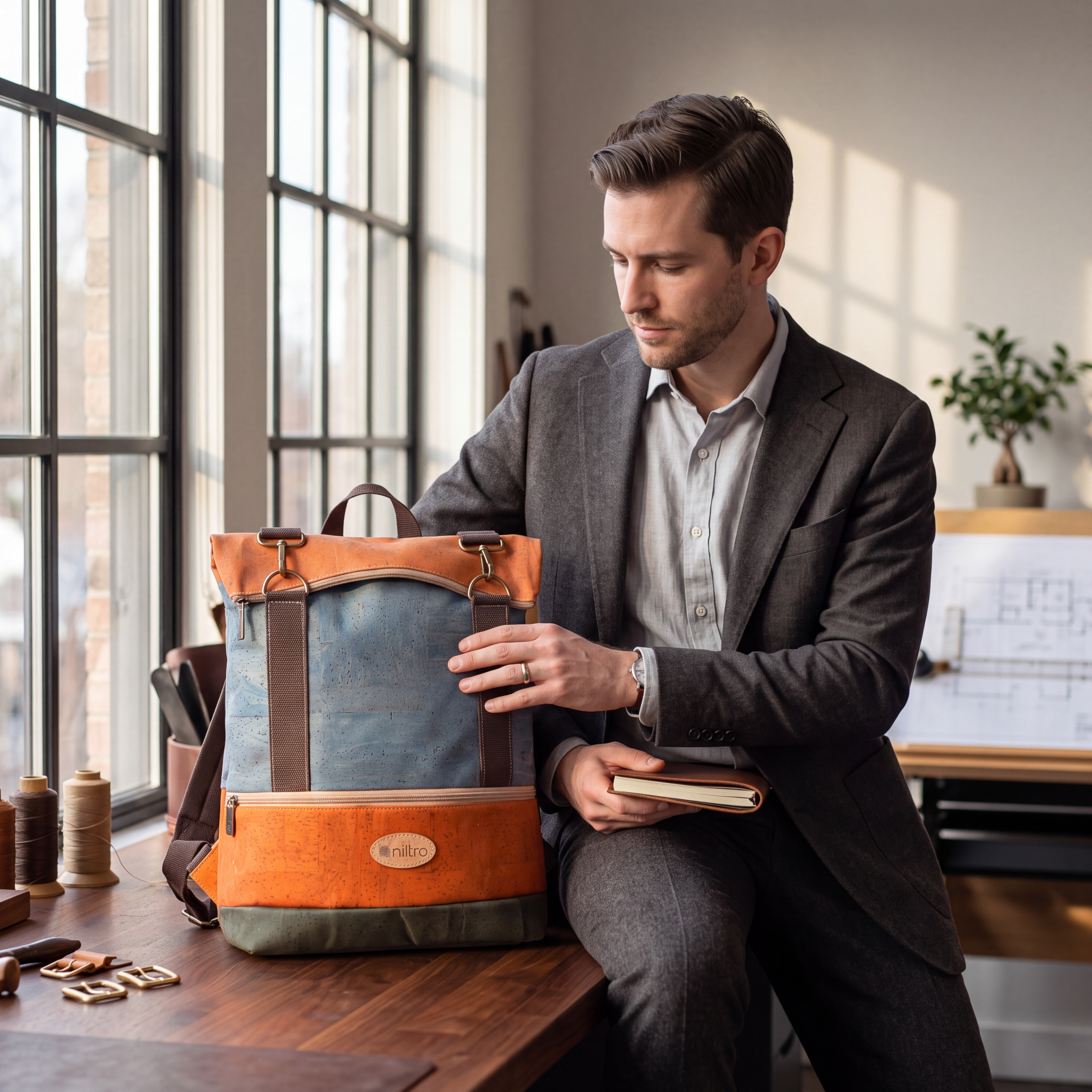 Kork-Accessoire, individuell gestaltet, unisex .  Bei niltro.de kaufen und sparen.