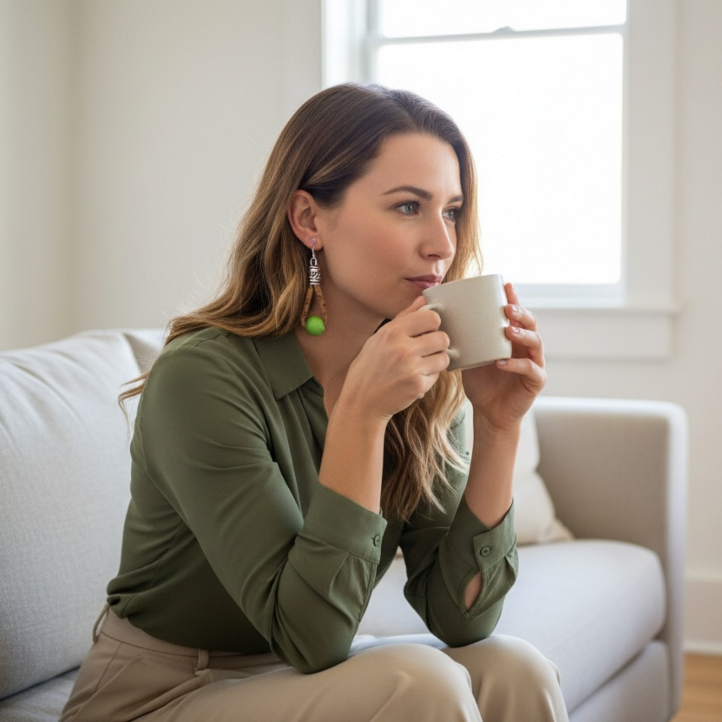 Damenohrringe  Hergestellt in Portugal