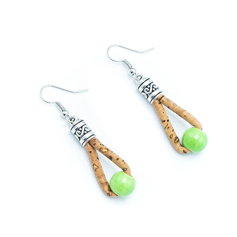 Korkohrring, Original handgefertigte Damenohrringe