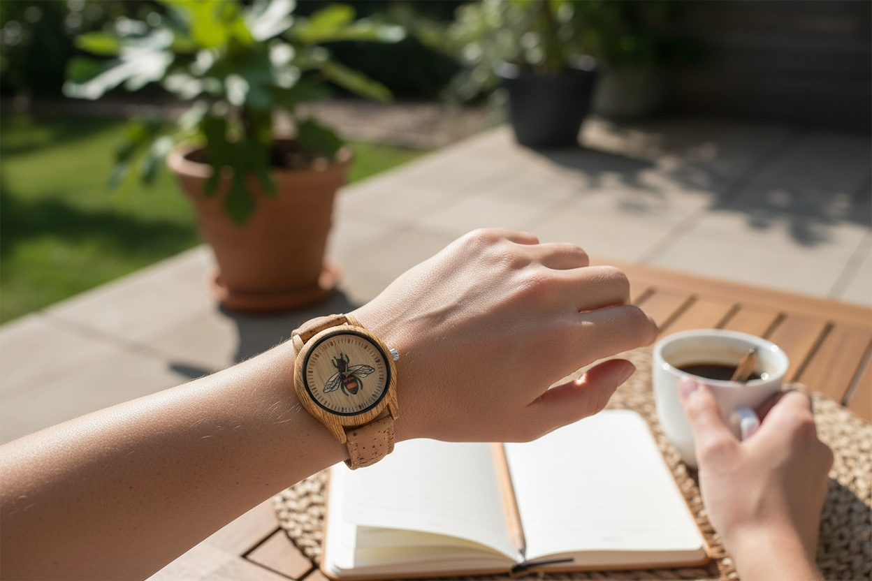 Damenuhr - Naturkorkuhr