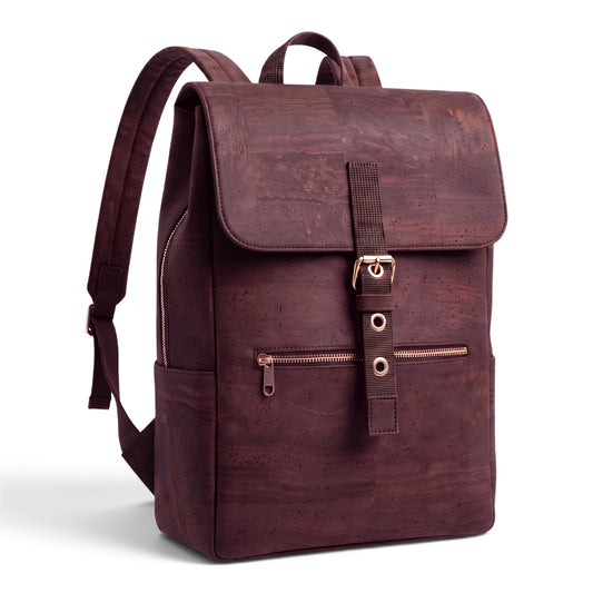Rucksack aus Kork nachhaltiges Accessoire, das Funktionalität und Stil vereint. 