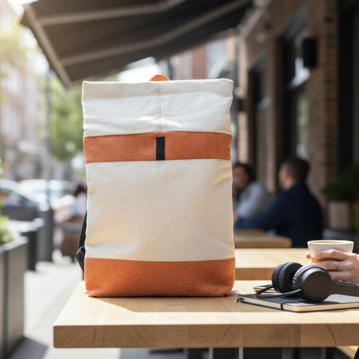 Vegan Rucksack aus Korkleder.