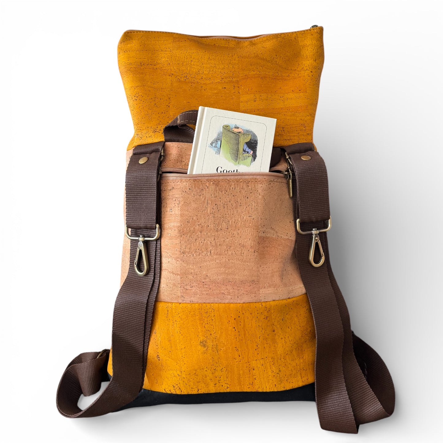 In Portugal hergestellter Rucksack aus Kork, dem besten Kork der Welt